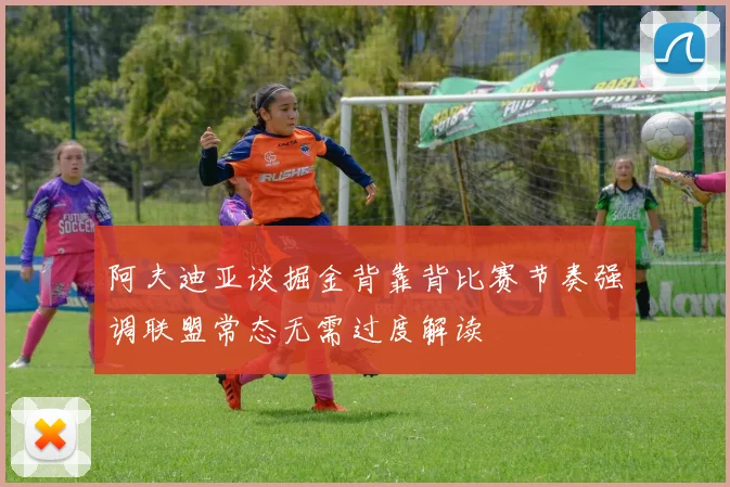 阿夫迪亚谈掘金背靠背比赛节奏强调联盟常态无需过度解读